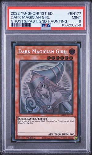 Dark Magician Girl GFP2-EN177 1st Edition Ghost Rare Yugioh PSA 9 *258