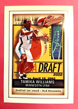 2002 Fleer Authentix WNBA #106 Tamika Williams ROOKIE /2002 Lynx