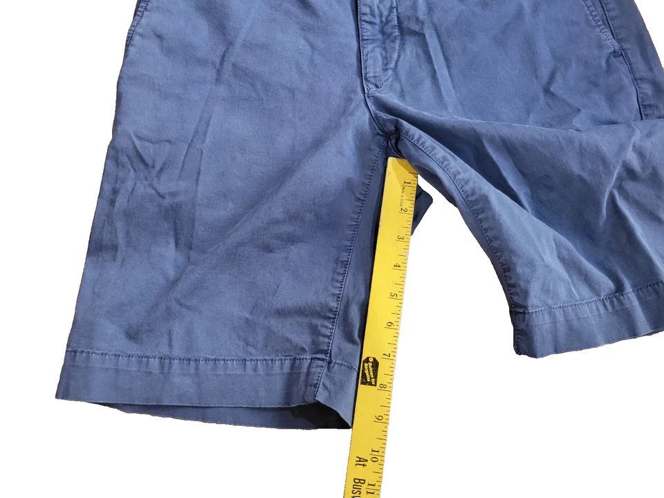 Pantalones Cortos Incotex Slowear Chinolino Azul Marino Lino Mezcla de Algodón Calce Ajustado ¡NUEVOS CON ETIQUETAS! Foto 2 de 4