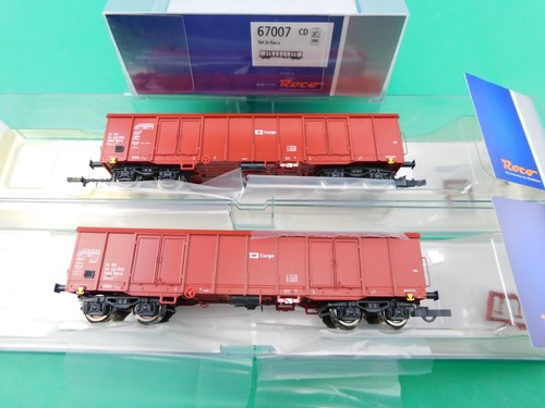 F23 Roco H0 Güterwagen Set 67007 CD Cargo Hochbord Eas-u AC KKK OVP TOP | Zustand: Gebraucht