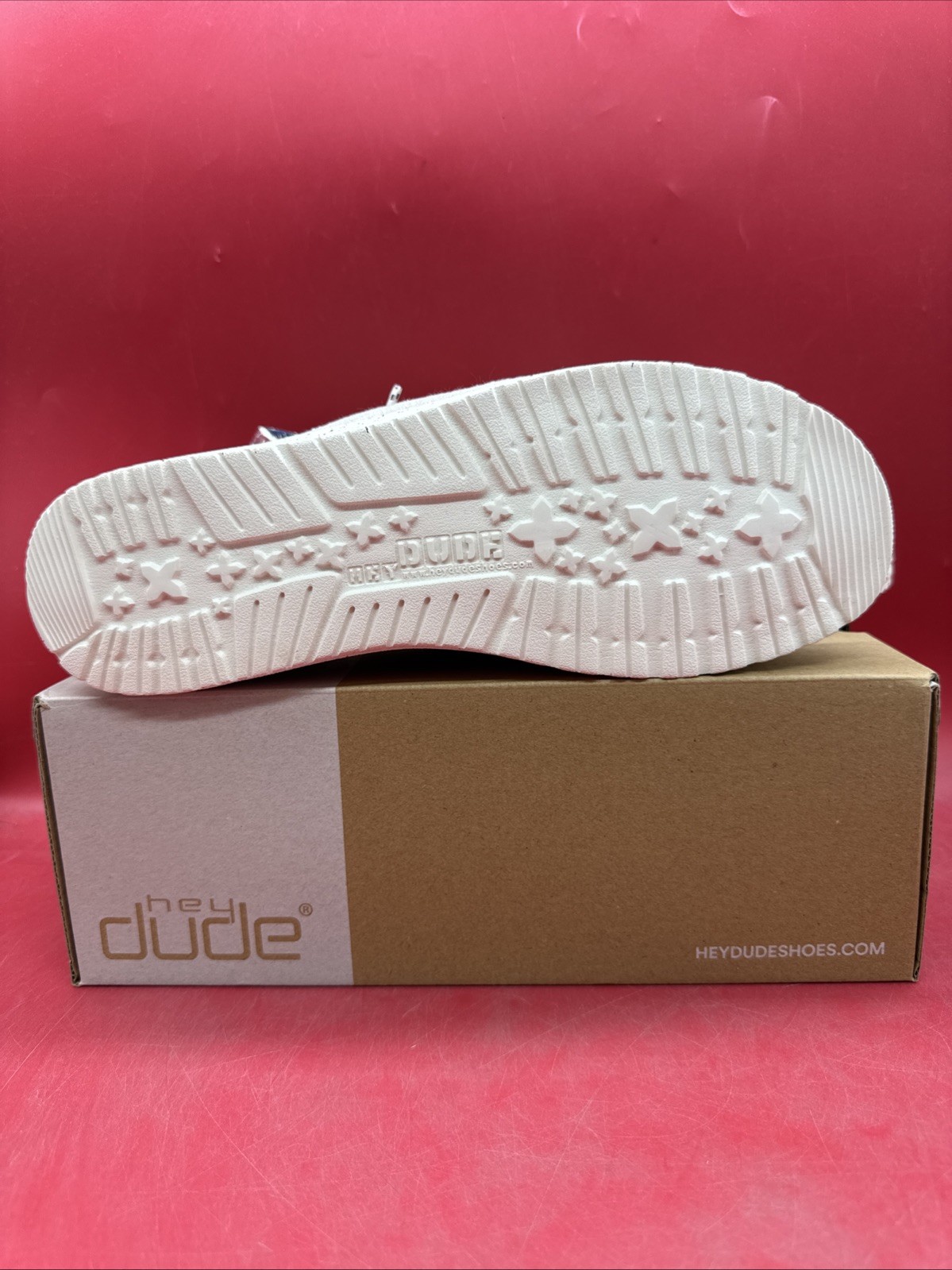 HEY DUDE WENDY OFF WHITE PATRIOTIC 121410184 US Women's Sz 12 thumbnail 5