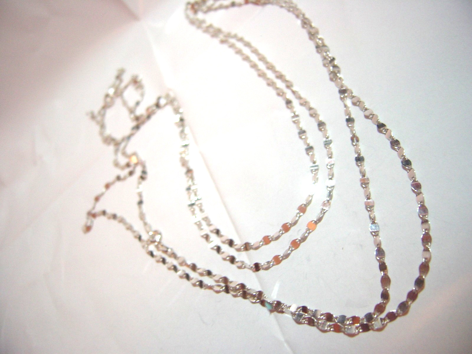 Beautiful  Solid SILVER  68" twisted sparkly spir… - image 4