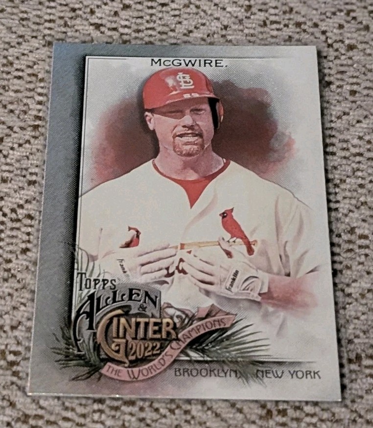 2022 MARK MCGWIRE TOPPS ALLEN & GINTER SILVER PORTRAIT #102 (CARDINALS)