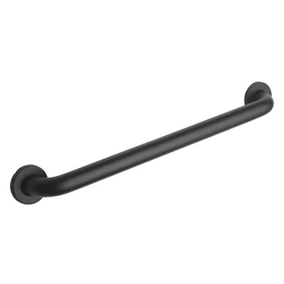 Glacier Bay Grab Bar Bathroom Safety Handle 24 Inch Matte Black ADA Support