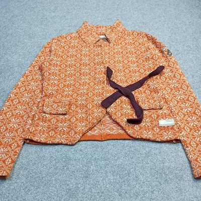 Odd Molly Damen Lammwolle Strickjacke 2 - M Norweger Wrap Krawatte Pullover 233
