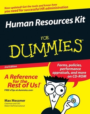 Human Resources Kit For Dummies Messmer Jr., Harold