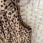 Crown & Ivy Quilted Puffer Leopard Print Vest sz L — photo 3