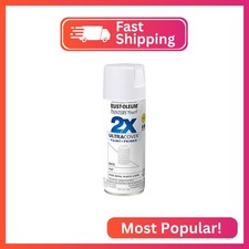 Rust-Oleum Painter's Touch 2X Ultra Cover Spray Paint, Flat White