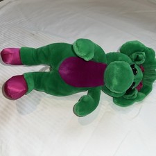 Barney and Friends Baby Bop Dinosaur 1993 Toy Plush Stuffed Animal Vintage
