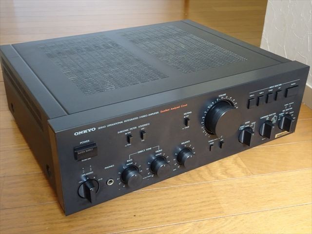 【ジャンク品】ONKYO Integra A-817RS プリメインアンプ ONKYO Integra A-817RS Stereo Integrated Amplifier Vintage Japan