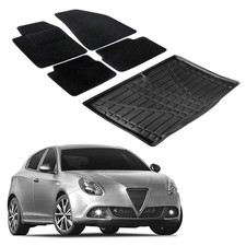 Kofferraumwanne Fußmatten Set Für Alfa Romeo Giulietta 2010-2020