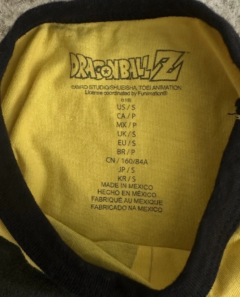 Женская укороченная футболка Dragon Ball Z размер Small S аниме с графикой черная - Изображение 4 из 4