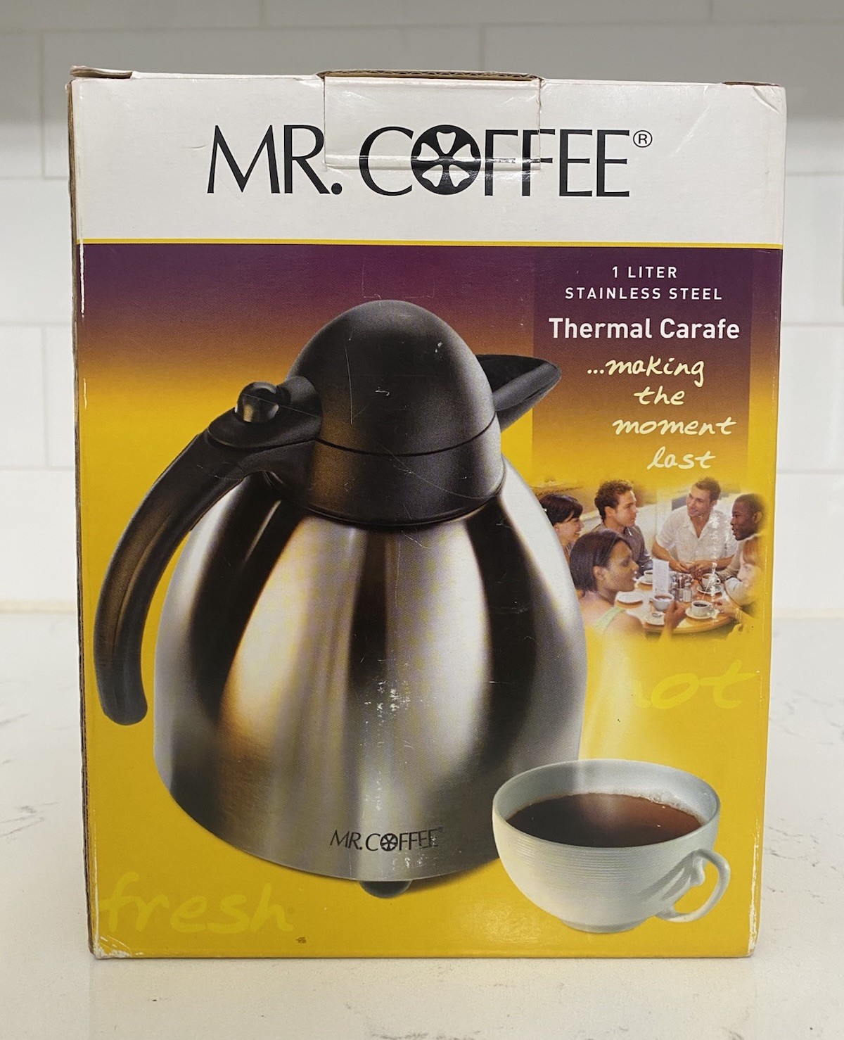 Mr. Coffee Thermal Stainless Steel Carafe Holds 1 liter