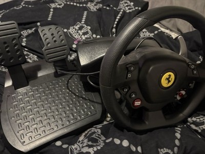 Thrustmaster T80 Ferrari 488 GTBEdition Racing Wheel and pedals for playstaion