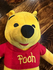 Mattel Disney Winnie the Pooh Plush Stuffed Animal Small 6-14 in 1990 Vintage