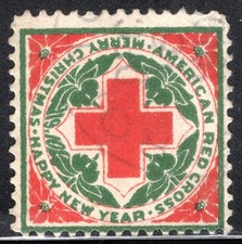US Stamp Scott #WX6, Christmas Seals 1910, Single