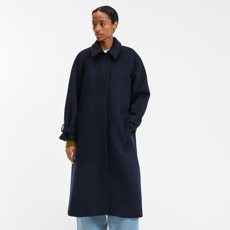 LA REDOUTE COLLECTIONS Signatures Isidore Coat in Wool Blend Size L