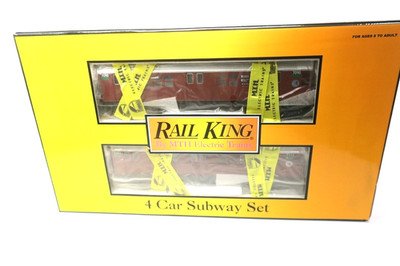 MTH Rail King 30-2198-1 MTA R21 4-Car Subway Set w/Proto-Sound 2.0 - New In Box