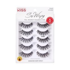 So Wispy, False Eyelashes, '', 12mm, Includes 5 Pairs Of Lashes, Easy to Appl...