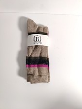 b studio -women's socks - multi color- Cashmere Blend - Made in USA **K4**