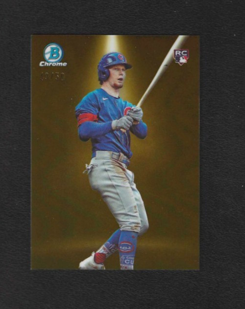 2024 Bowman Pete Crow-Armstrong Spotlight Insert BS-13 Gold Refractor /50 - RC