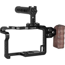 CAMVATE Camera Cage Kit with Handles & Shoe Mounts for Panasonic LUMIX GH5