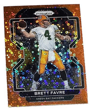 2021 PRIZM PRIZM BRETT FAVRE CARD #144  FOOTBALL CARD