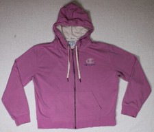 Champion Women s Full Zip Pink Violet Hoodie Sweatshirt Size XL 24 X 24