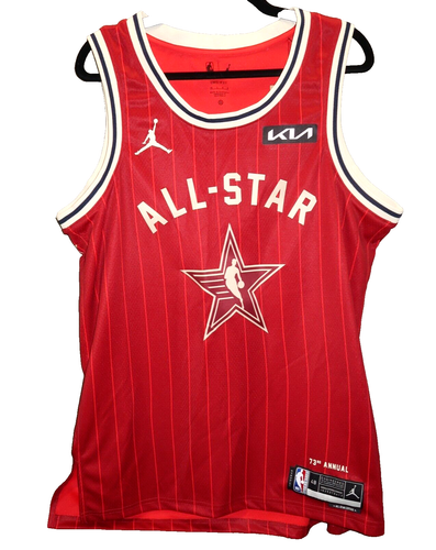 Nike Dri Fit Jordan 2024 NBA 73rd All-Star Edition #24 Red LARGE 48 Jersey NWT
