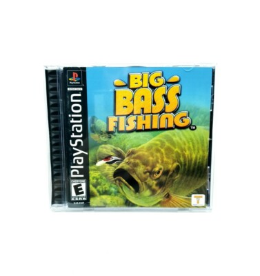 Big Bass Fishing (Sony PlayStation 1, 2002) PS1 Complete CIB