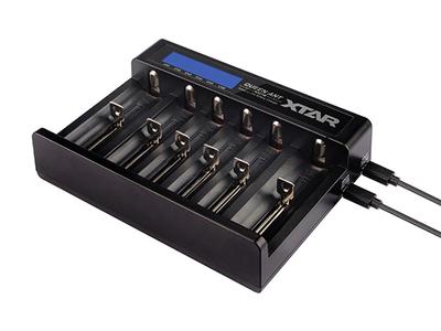 Xtar Queen Ant MC6 LiIon USB-Ladegerät mit 6 Schächten e Zigarette Akku 