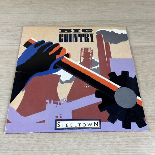 Big Country Steeltown 1984 LP Album vinyl record - Imagen 1 de 4