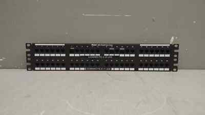 Panduit 48 Port Patch Panel DP48688TGY Cat 6,Rack Mt,48 Port(103639)