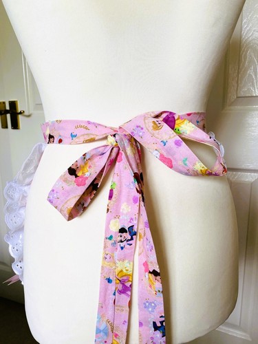 Sissy Adult Baby pink pinny apron waterproof sexy plastic cd tv fetish handmade - Picture 3 of 4