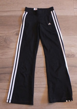 Adidas Climalite Allenamento Pantaloni Erl 140 9-10 J. Top Sport Jogging Nero