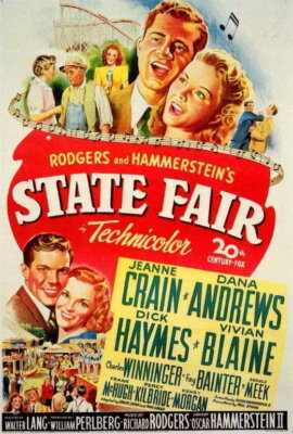 66967 State Fair Movie Jeanne Crain Dana Andrews Wall Decor Print Poster