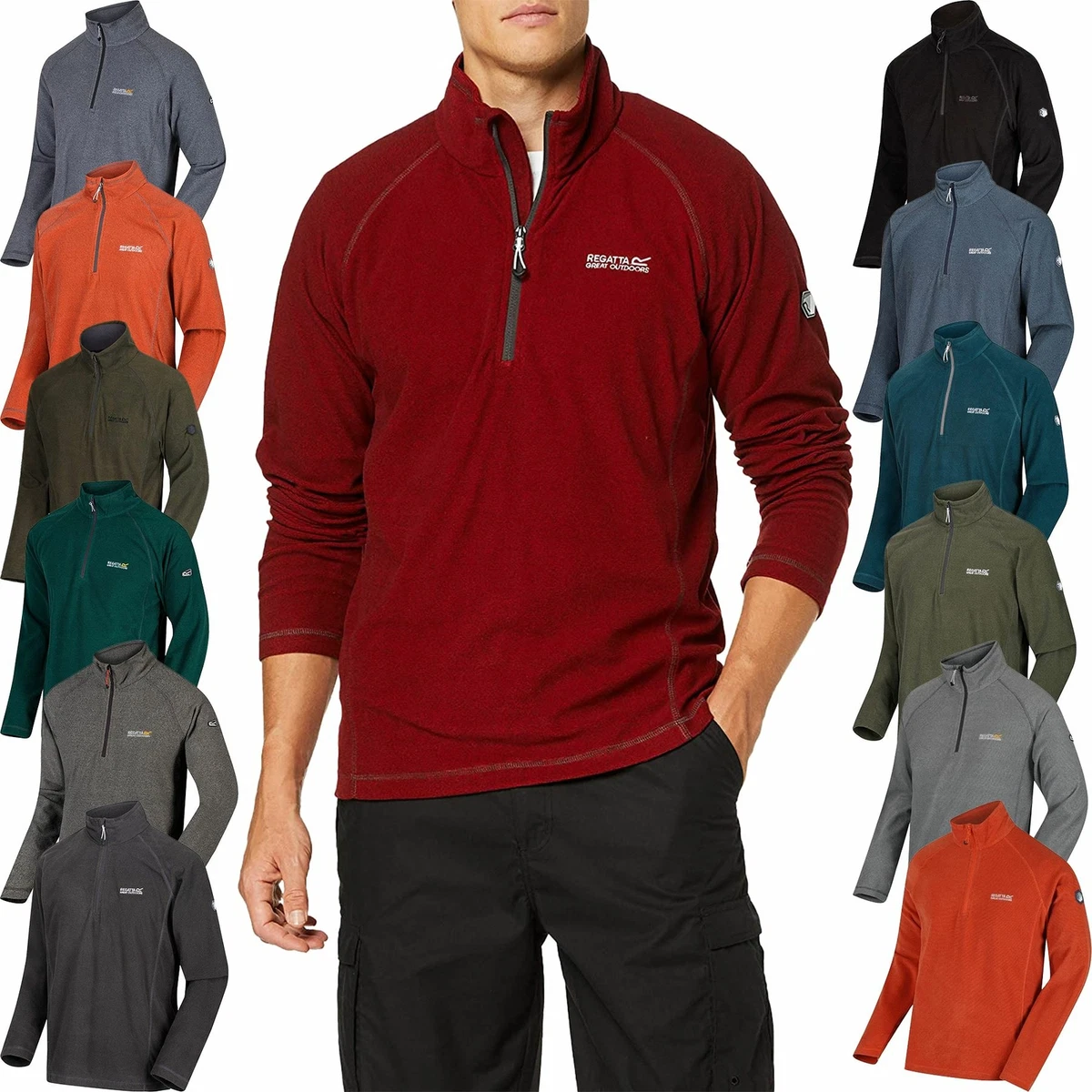 Lightweight half 2025 zip jacket