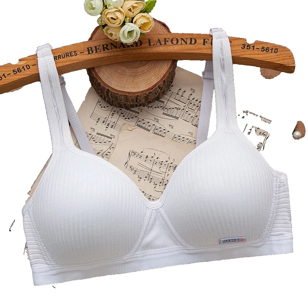 Brasieres y geométricas de algodón Bralette Bra Sets para Mujeres