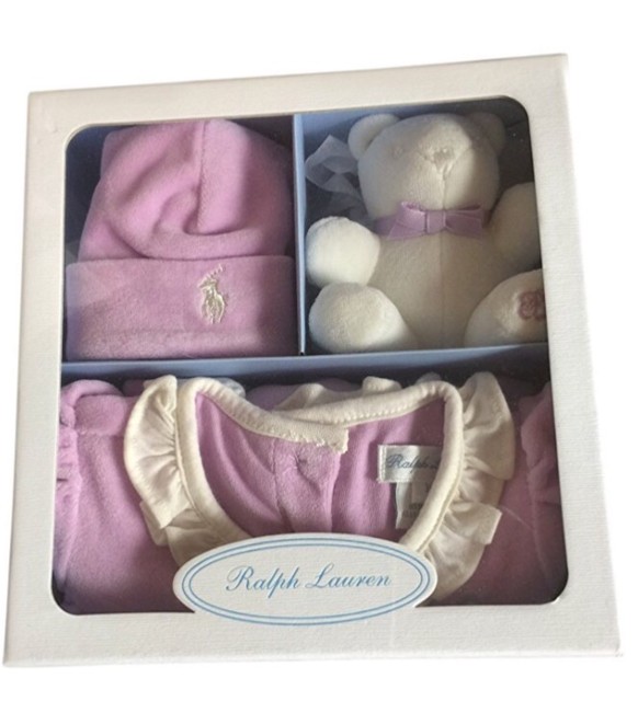 polo baby girl gift set