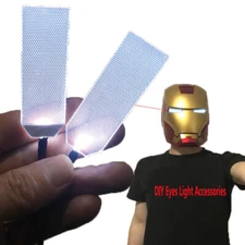 DIY Bendable LED Light Eyes Kits Halloween Helmet Mask Cosplay Props Accessories