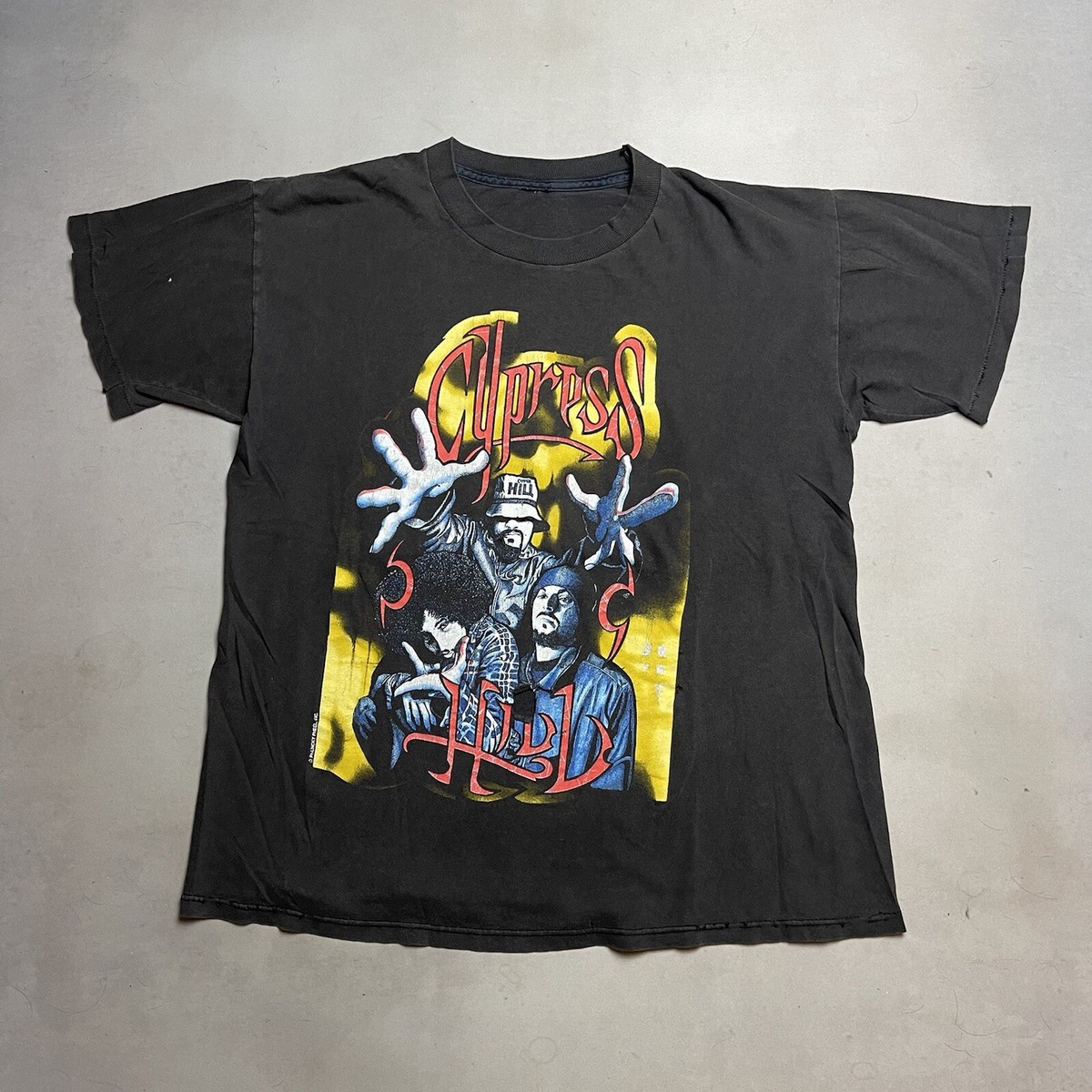 Vintage 90s Cypress Hill Experience Thrashed Single Stitch Vintage 90s Cypress Hill Experience Thrashed Single Stitch