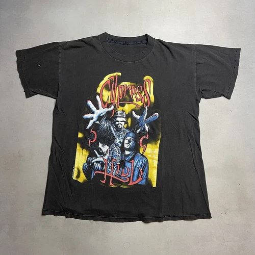 90s Cypress Hill Experience Thrashed Single Stitch R 1990s vintage concert t-shirt, vintage, single stitch, B+ condition