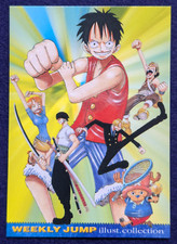 JP ONE PIECE Weekly Jump illust Collection Card Rare - Luffy Japan TCG