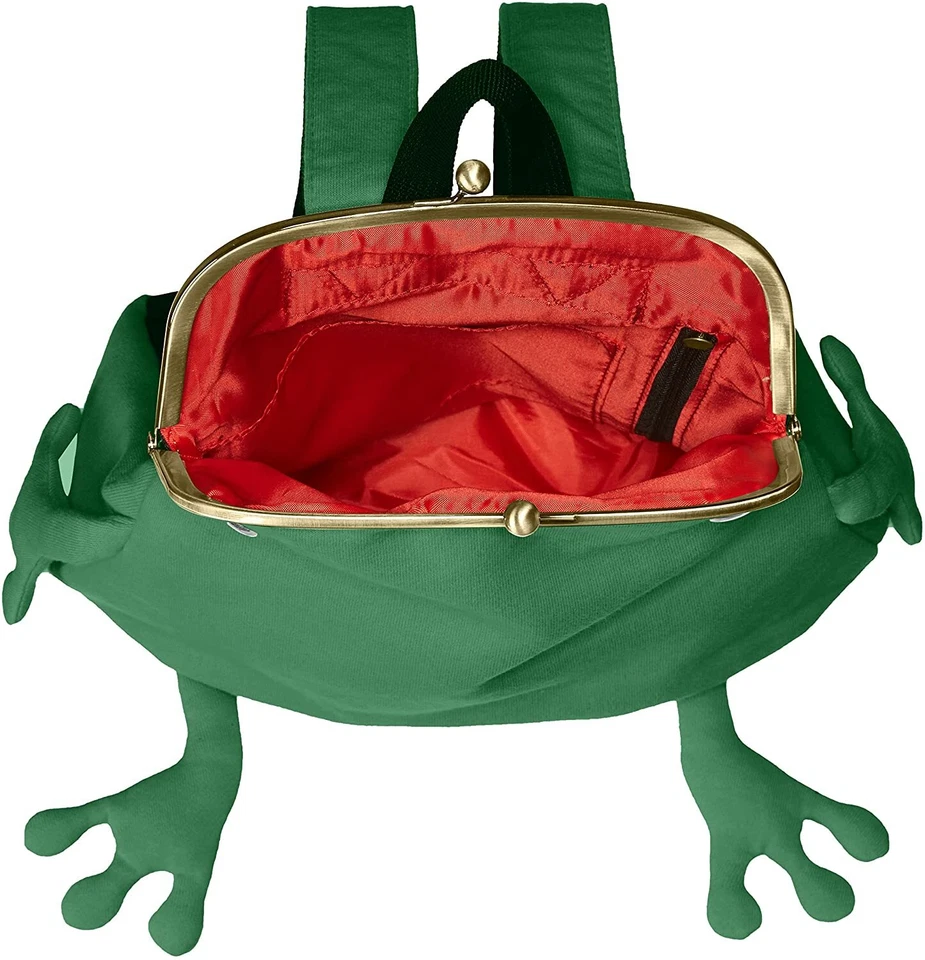Gym Master Fluke Frog Rucksack Clutch Grün H38cm - Bild 3 von 4