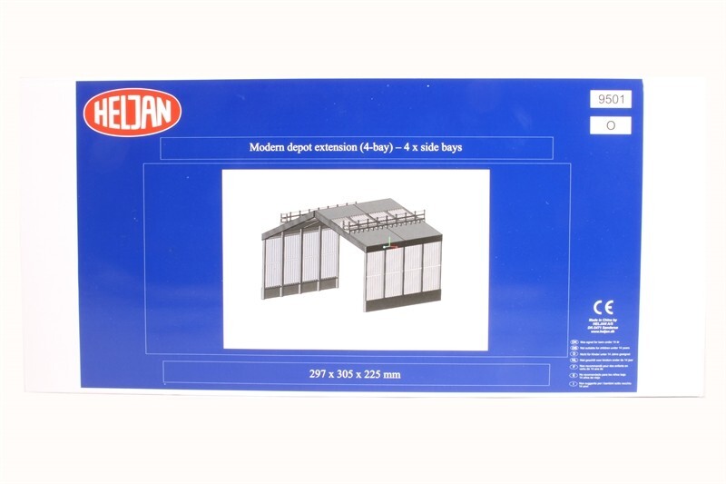 Heljan 9501 Modern Diesel Depot Extension Walls (Unpainted)