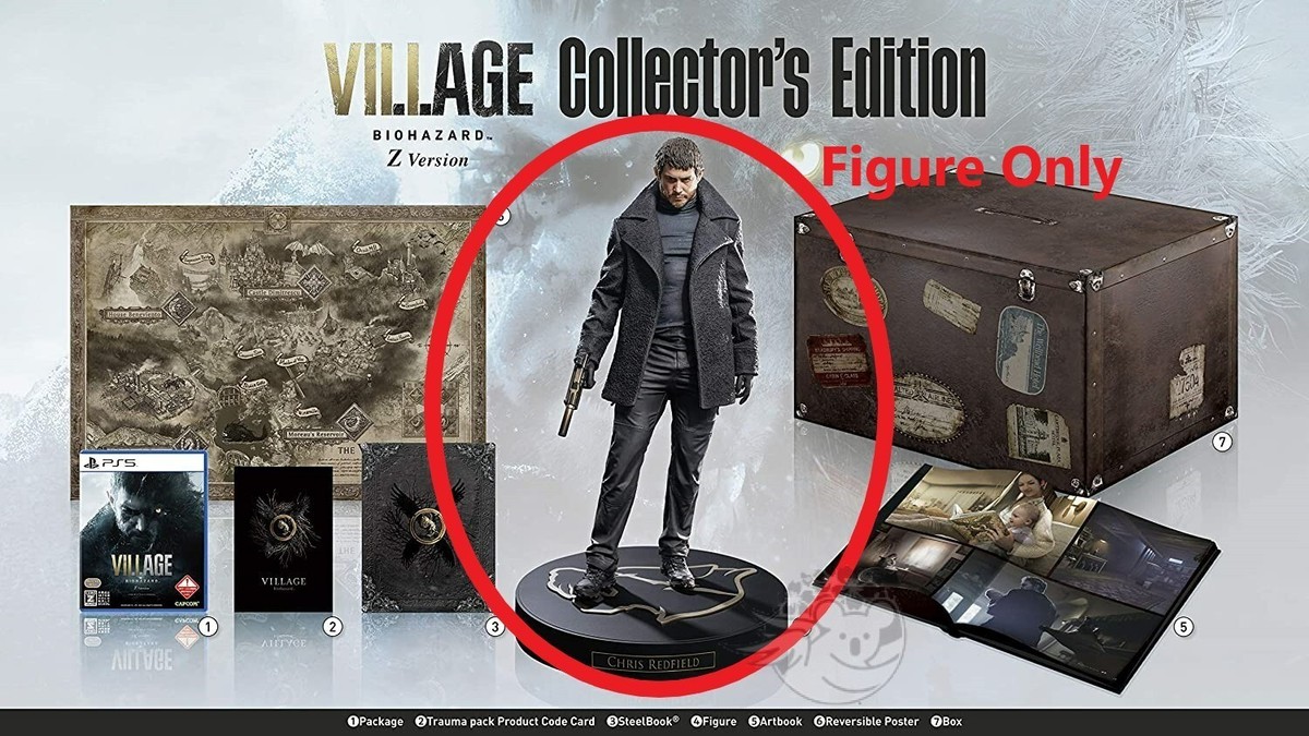 Resident Evil 8 Village Collector's Chris Redfield Statue Figure