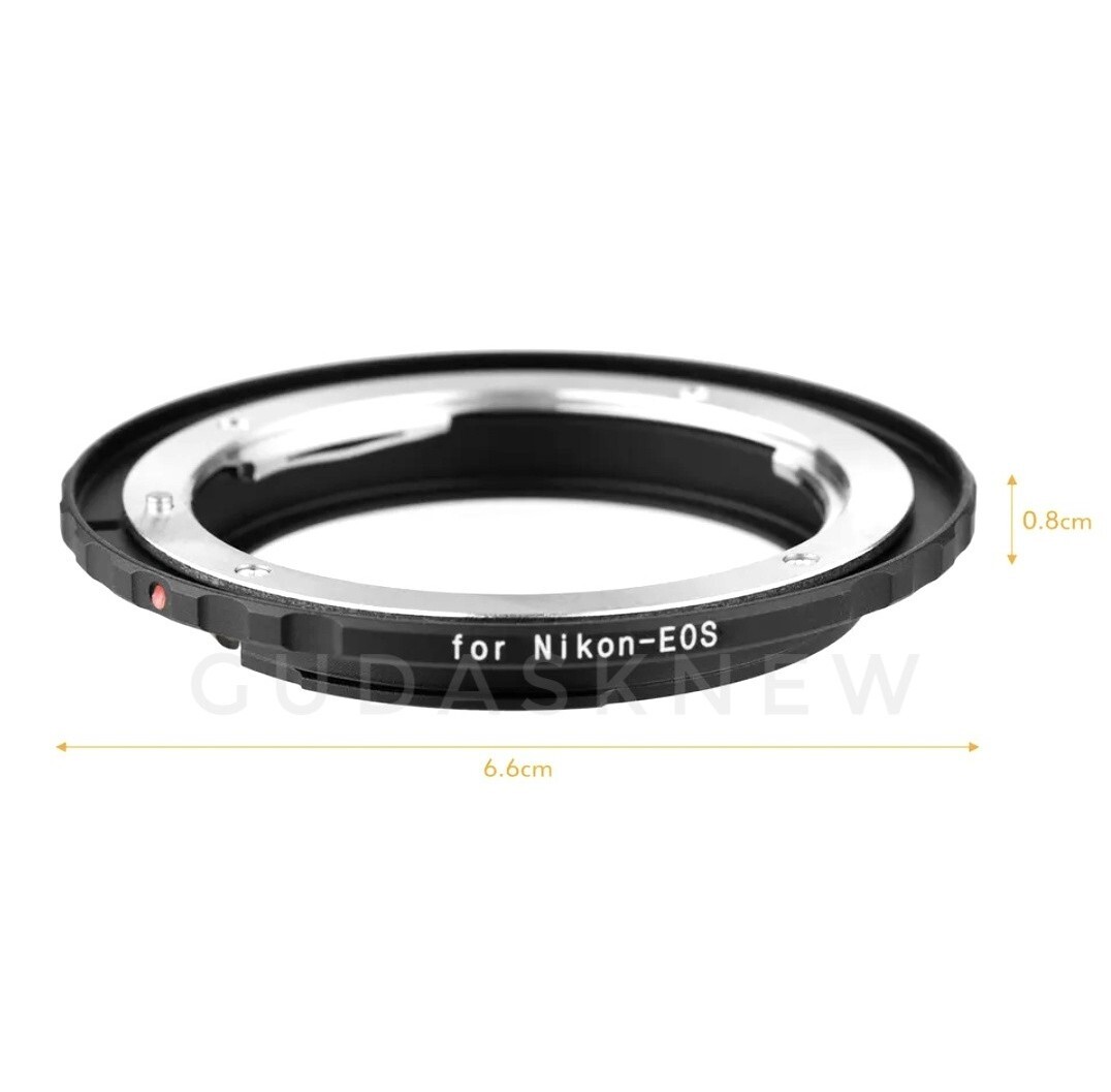 Professional Nikon F to Canon EOS EF / EFS Lens Mount Adapter Ring
