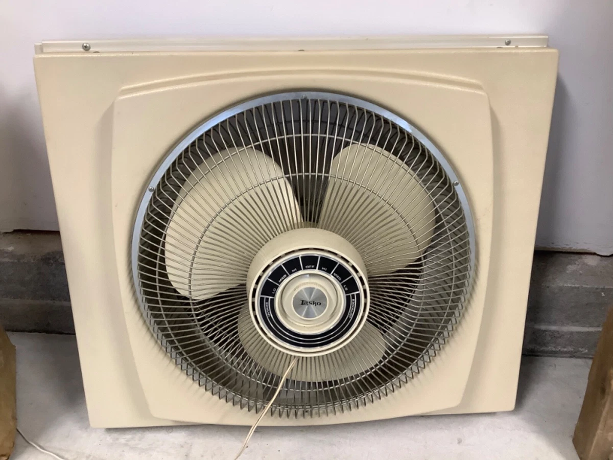 VTG Lasko 3155 Window Fan Air Circulator Works adjustable sides 3 speed  27-36” | eBay