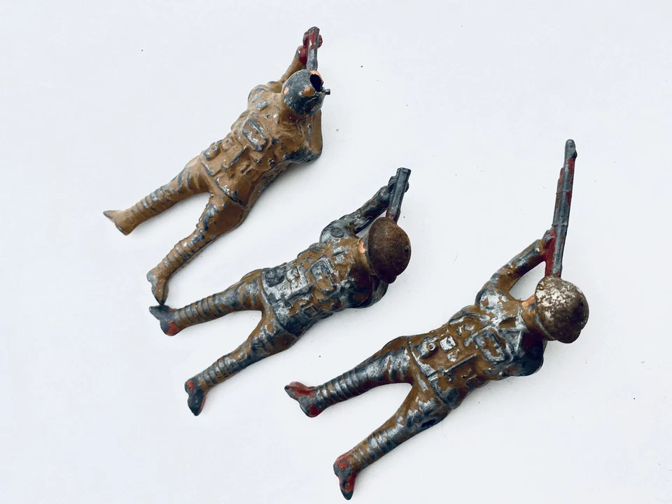 Lote De 3 Tiradores Afilados De Colección Manoil Barclay US Toy Lead Soldiers Foto 4 de 4