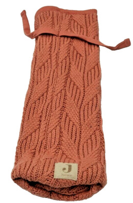 Jollein Wärmflaschenbezug Spring Knit - Rosewood - Neu 2. Wahl #